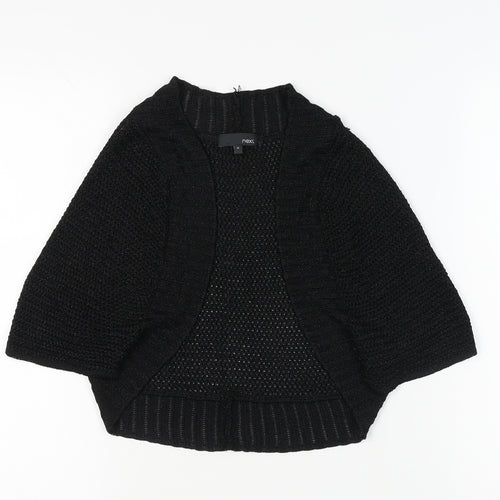 Next Women's Black Open-Knit Cardigan XL