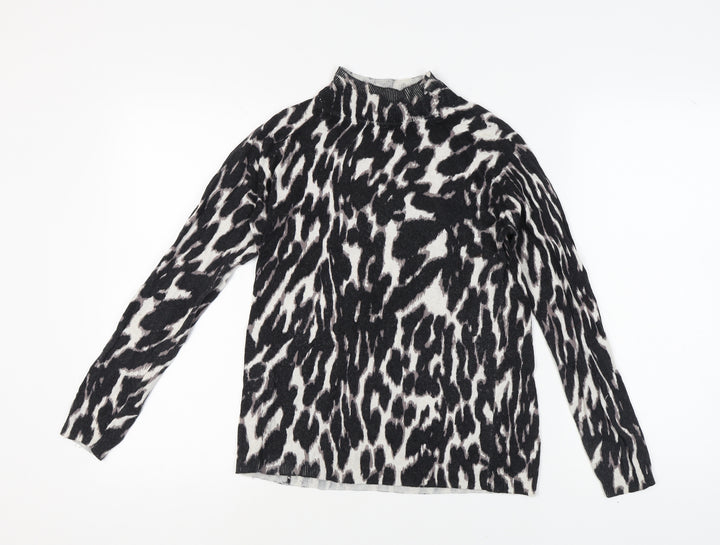 Mint Velvet Women's Multicoloured Animal Print Jumper