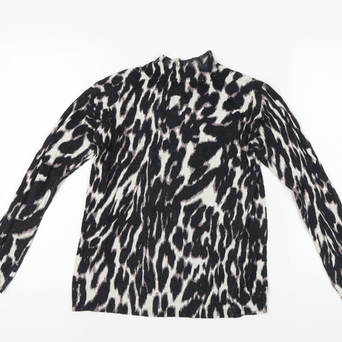 Mint Velvet Women's Multicoloured Animal Print Jumper