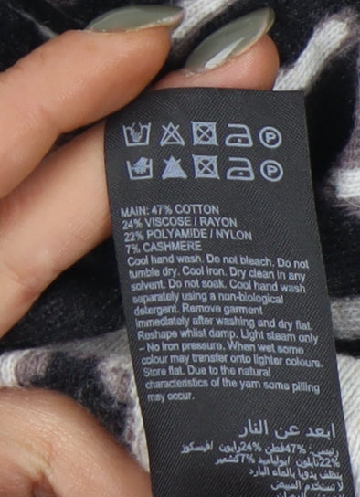 Mint Velvet Women's Multicoloured Animal Print Jumper