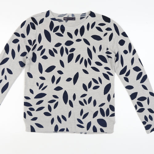 Marks and Spencer Women's Geometric Pullover Jumper