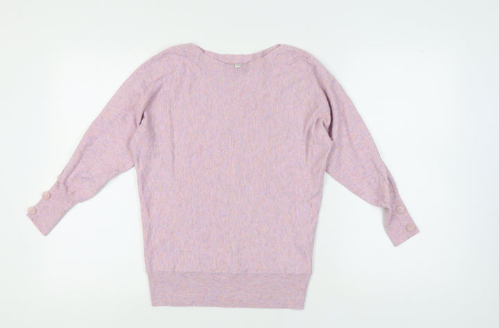 Monsoon Women's Pink Wool Blend Pullover Jumper, Size S