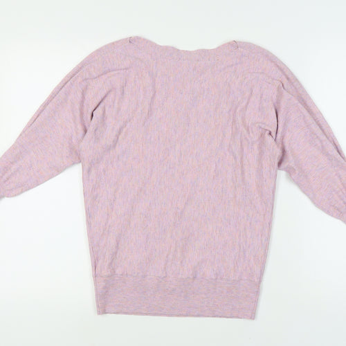 Monsoon Women's Pink Wool Blend Pullover Jumper, Size S
