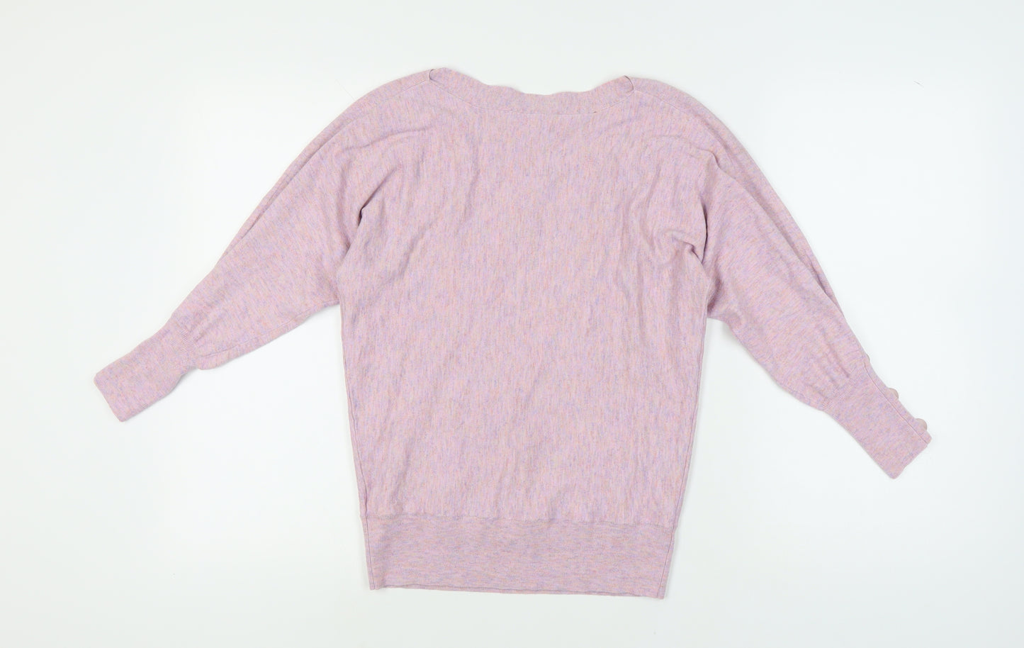 Monsoon Women's Pink Wool Blend Pullover Jumper, Size S