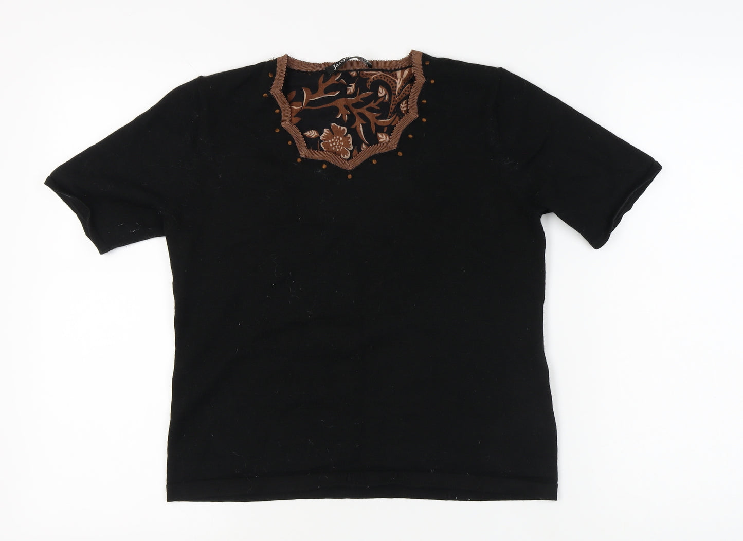 Jacques Vert Women's Black Knit Jumper, Size M