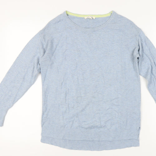 White Stuff Women's Blue Pullover Jumper Size 8