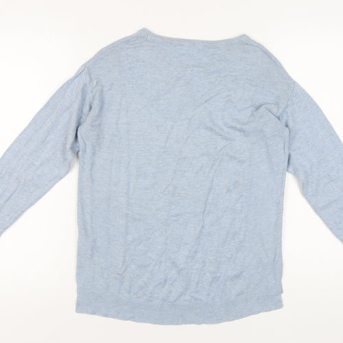 White Stuff Women's Blue Pullover Jumper Size 8