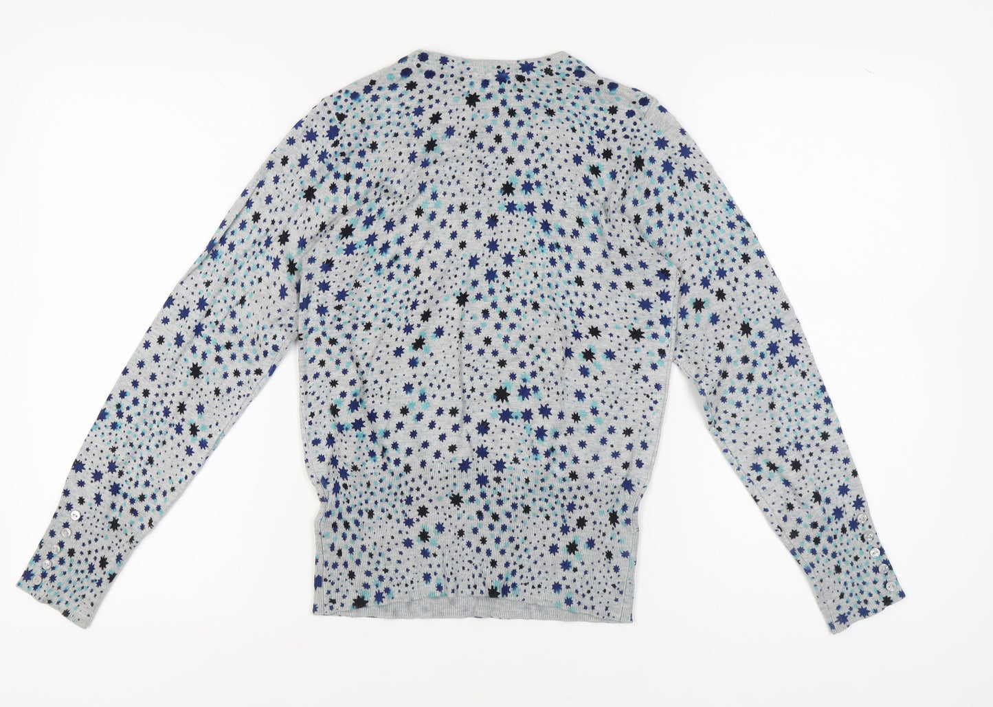 Marks and Spencer Women's Grey Star Jumper Size 8