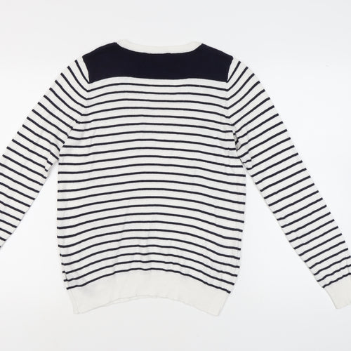 Oasis Women's Striped Pullover Jumper M