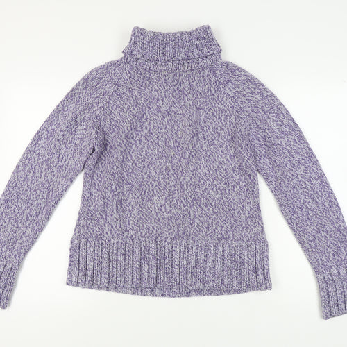 Next Women's Purple Roll Neck Pullover Jumper Size 16