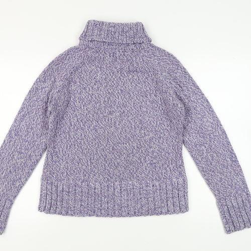 Next Women's Purple Roll Neck Pullover Jumper Size 16