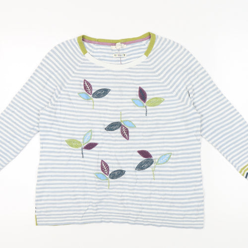White Stuff Women's Multicoloured Jumper Size 12