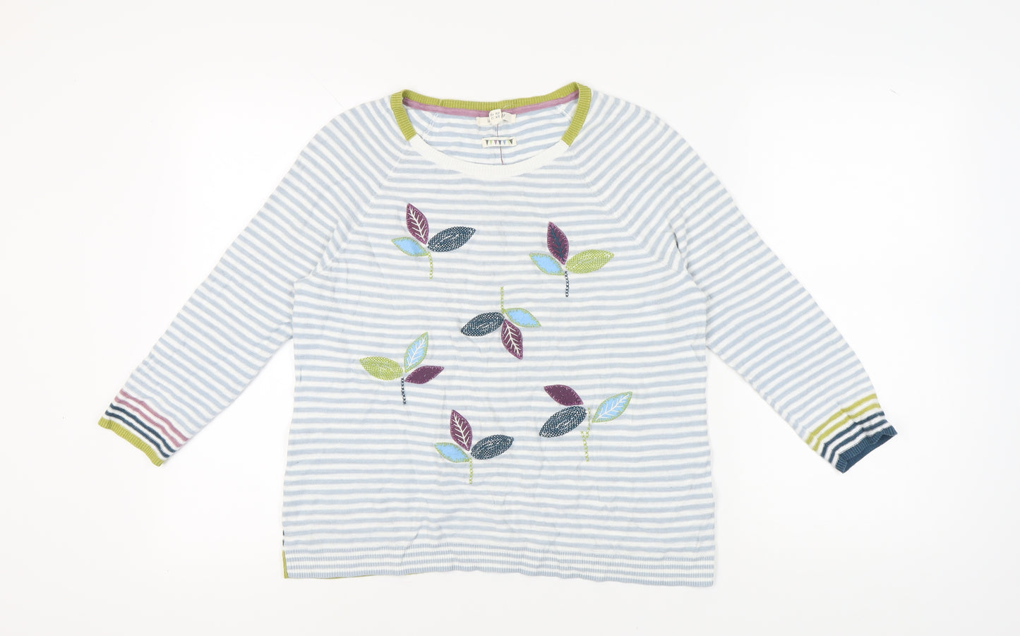 White Stuff Women's Multicoloured Jumper Size 12