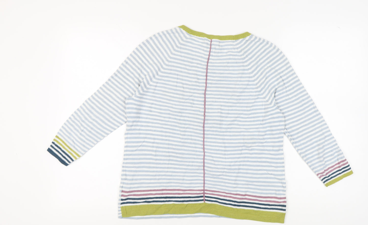 White Stuff Women's Multicoloured Jumper Size 12