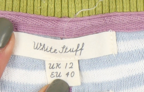 White Stuff Women's Multicoloured Jumper Size 12