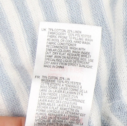 White Stuff Women's Multicoloured Jumper Size 12