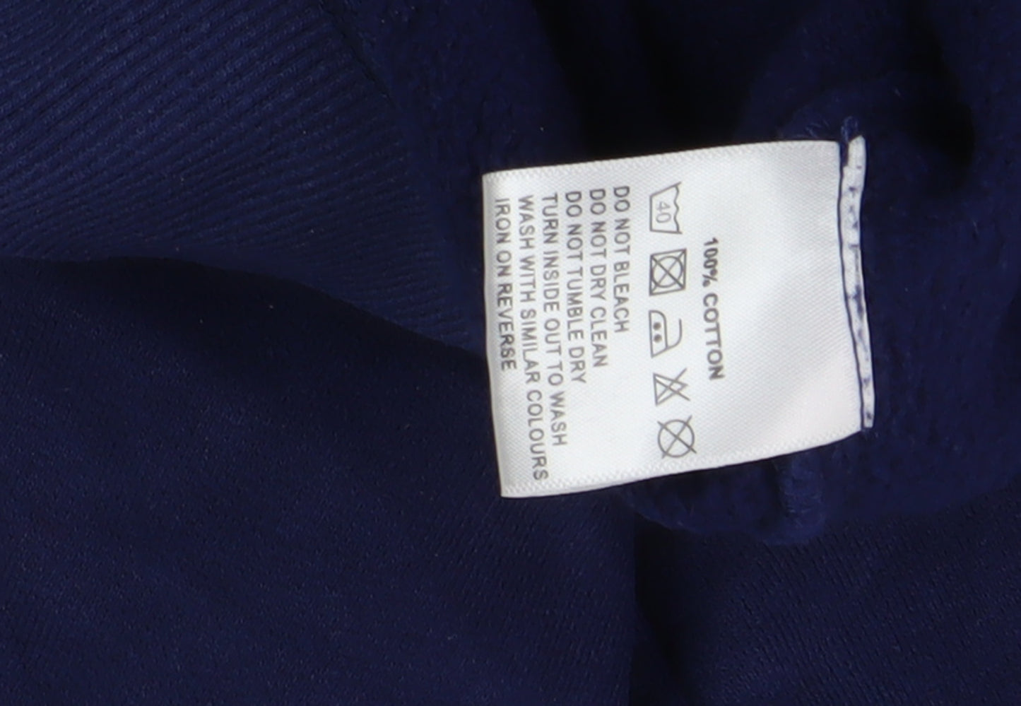 Lazy Jacks Boys Blue Hooded Full Zip Hoodie - Size 6-7