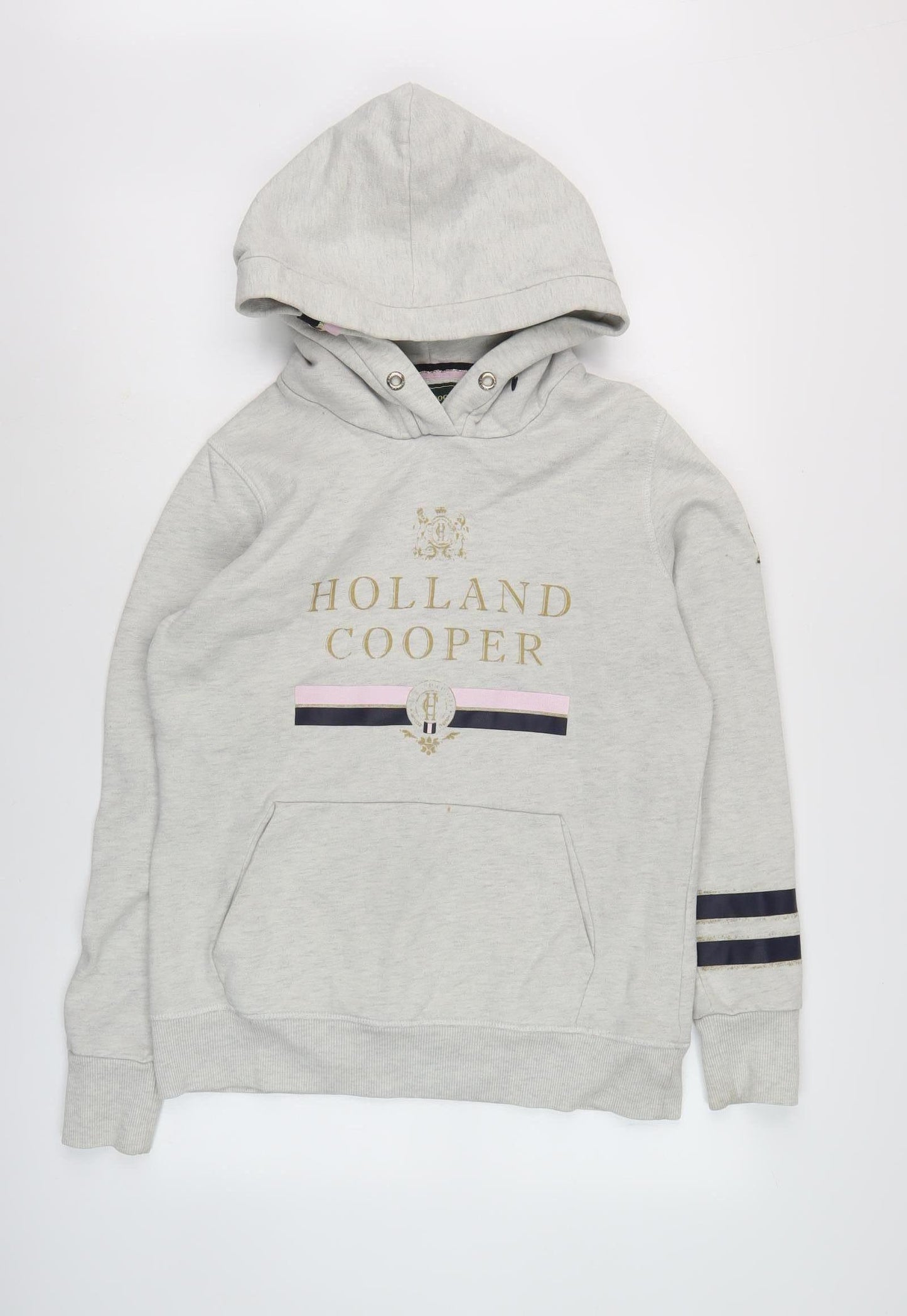 Holland Cooper Women's Grey Pullover Hoodie M