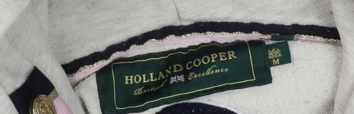 Holland Cooper Women's Grey Pullover Hoodie M