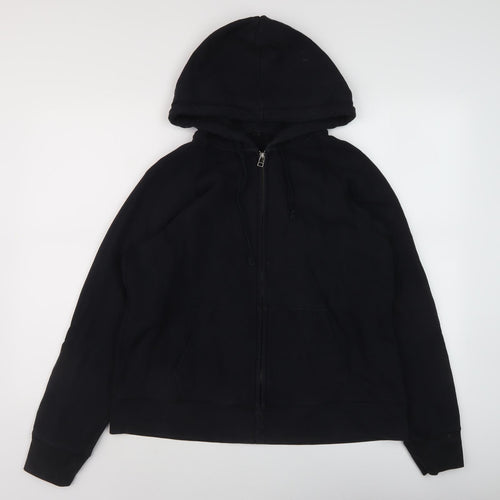 UNIQLO Men's Black XL Full Zip Hoodie