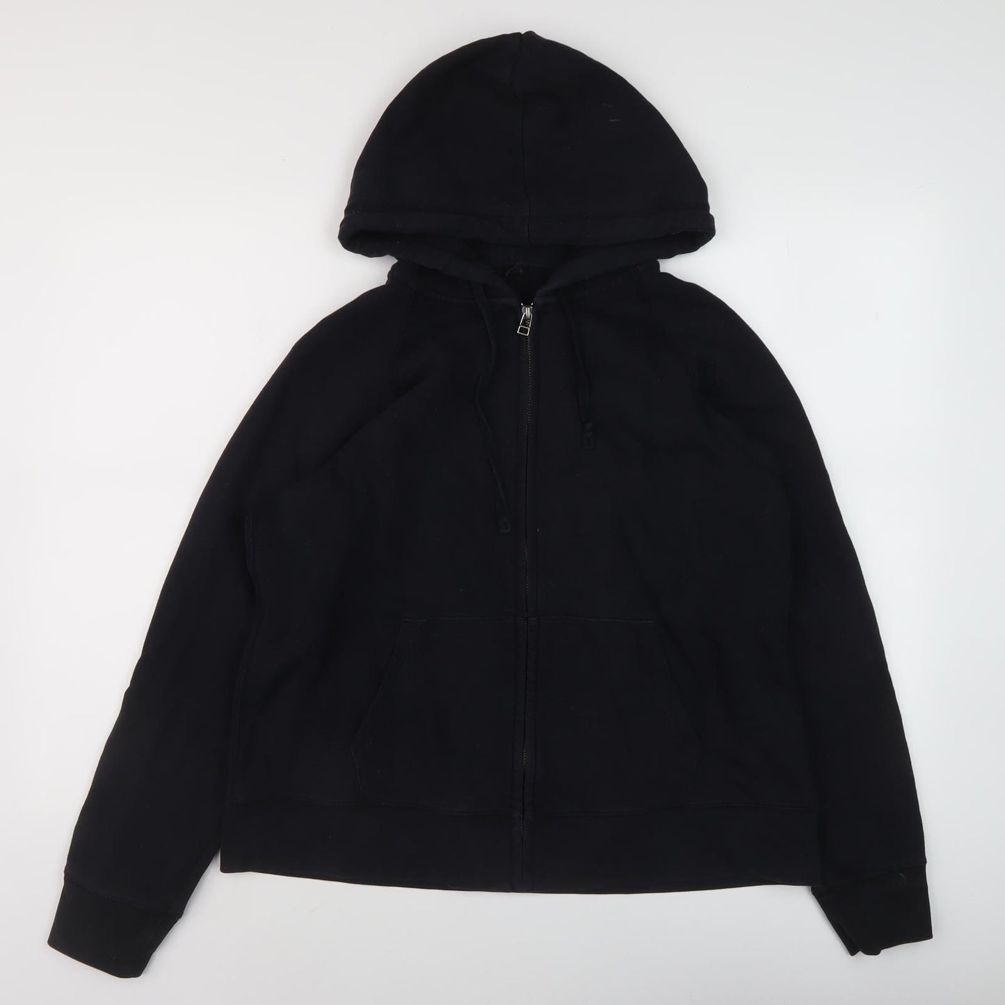 UNIQLO Men's Black XL Full Zip Hoodie