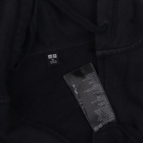 UNIQLO Men's Black XL Full Zip Hoodie