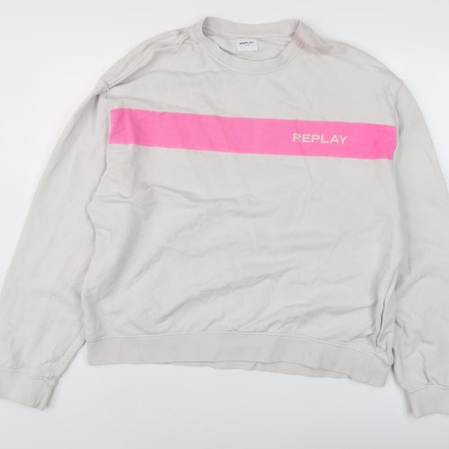 Replay Ivory Unisex Adults XL Sweatshirt