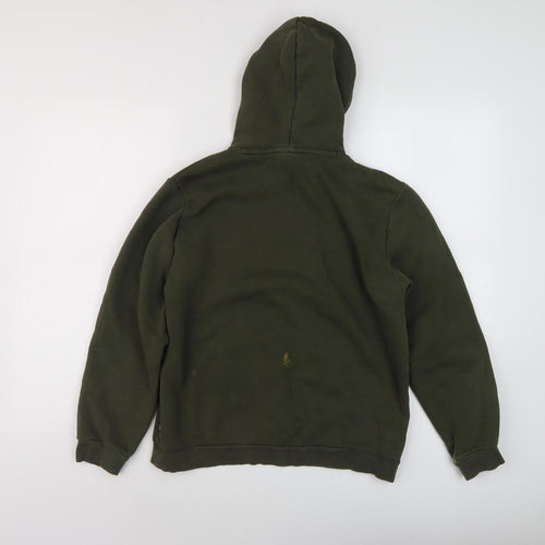 Puma Boys Green Hoodie, Size 16 Years, Pullover Style