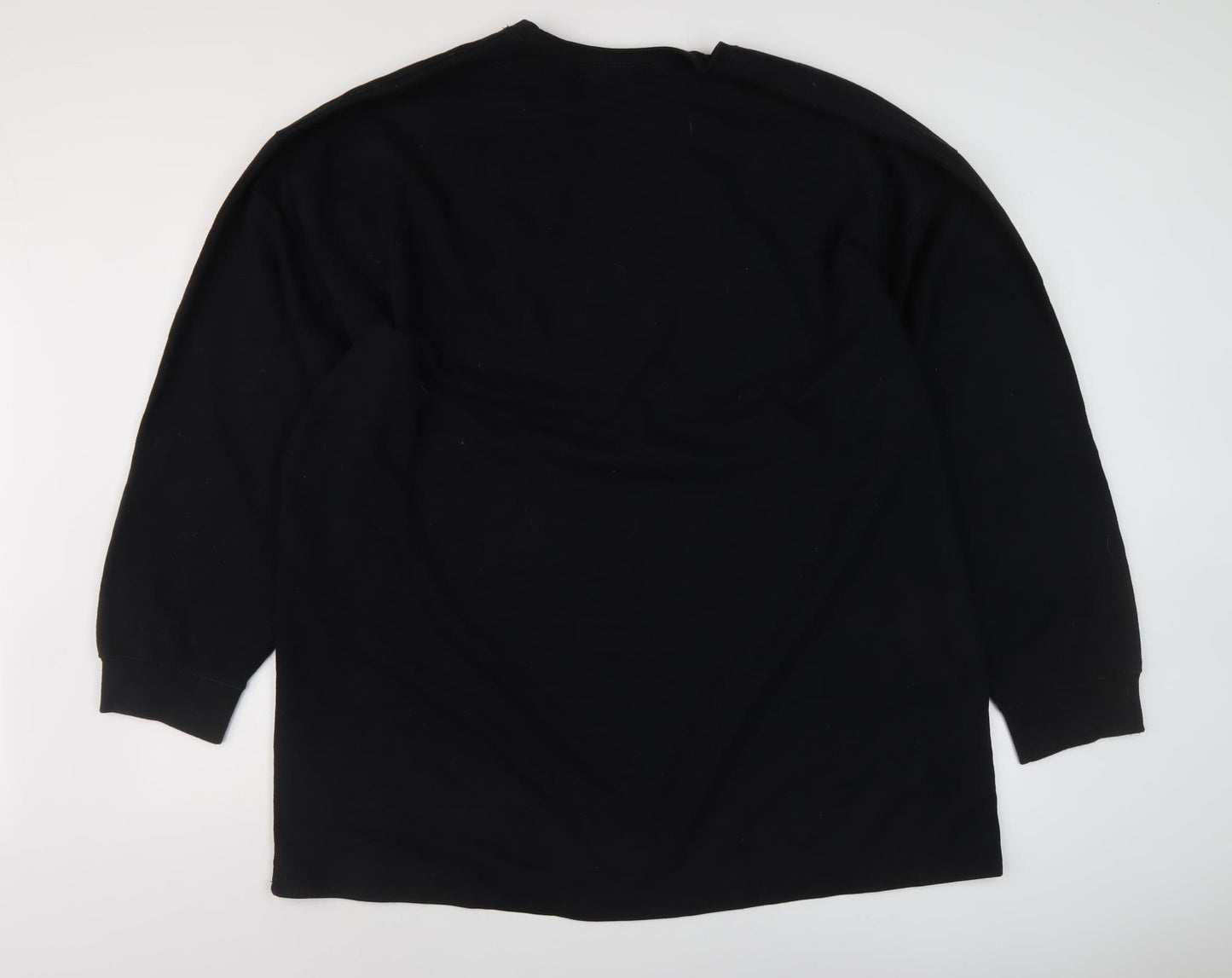 Boohoo Men's XL Black Chicago Graphic Sweatshirt