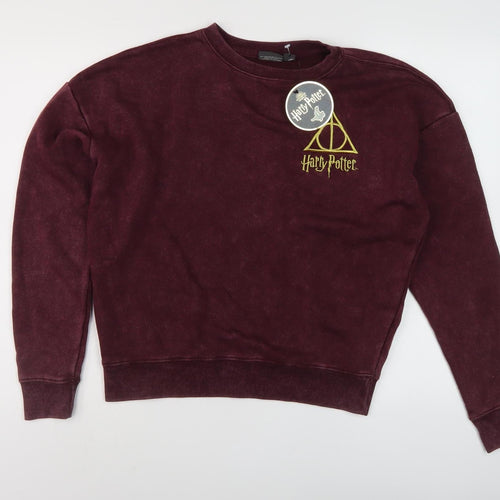 Harry Potter Red Sweatshirt Unisex Adult 10/12 Pullover