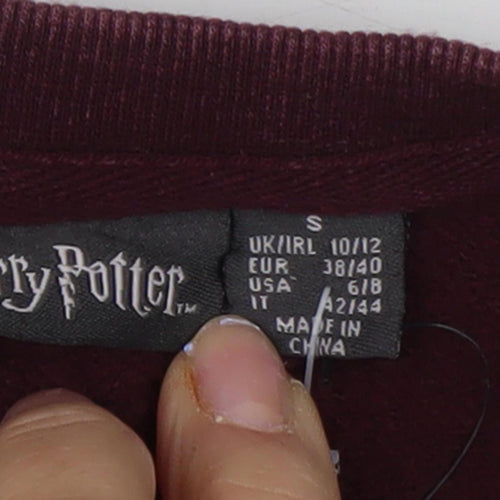 Harry Potter Red Sweatshirt Unisex Adult 10/12 Pullover