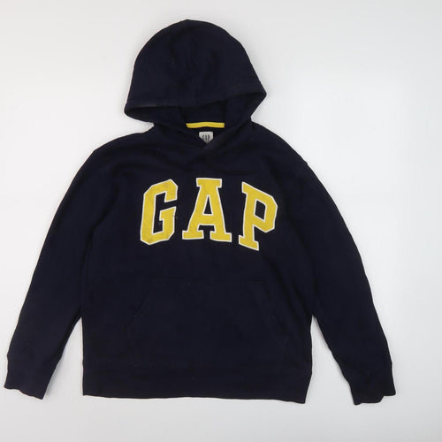 GAP Boys Black Hoodie XL 12 Years Pullover Casual Winter Wear