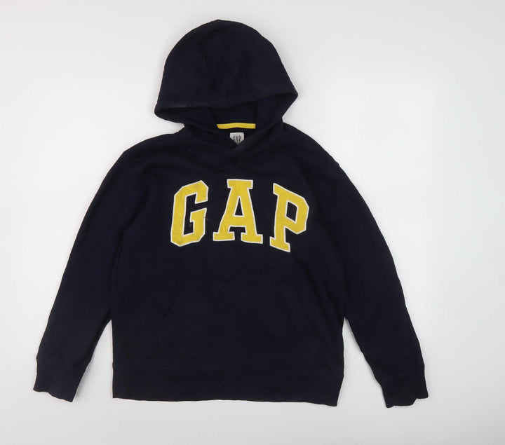 GAP Boys Black Hoodie XL 12 Years Pullover Casual Winter Wear