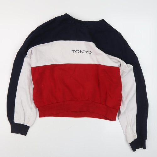 H&M Women's Multicoloured S Tokyo Pullover Sweatshirt
