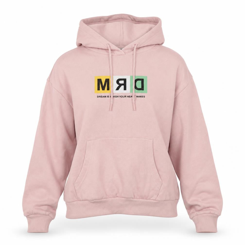 Front view of Colin's Women's Pink Pullover Hoodie, size S, Casual Wear