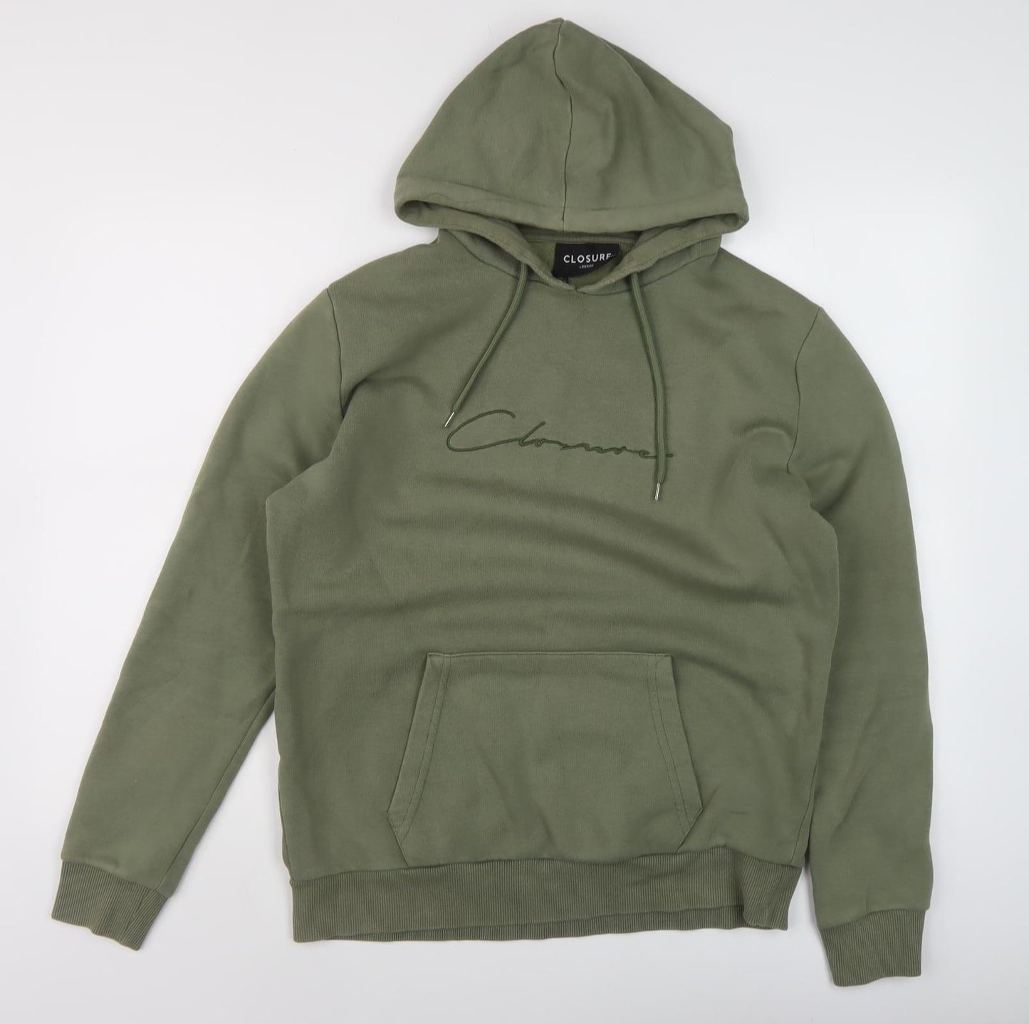 Closure London Unisex Green M Pullover Hoodie