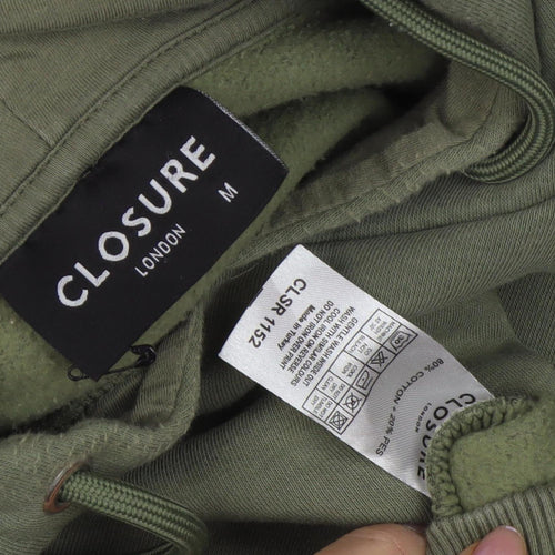 Closure London Unisex Green M Pullover Hoodie