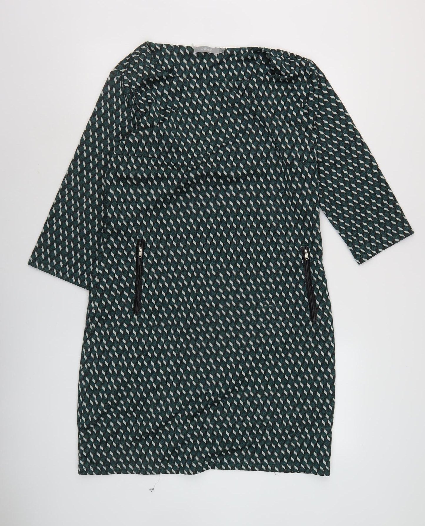 Fransa Women's Multicoloured Shift Dress Size 12