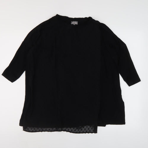 Phase Eight Black 10 Women's Top 3/4 Sleeve