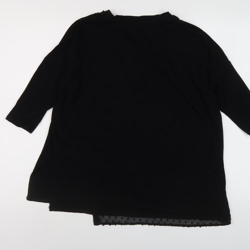Phase Eight Black 10 Women's Top 3/4 Sleeve