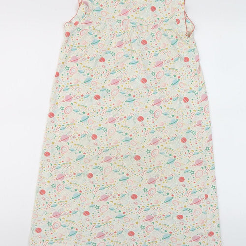 Mini Boden Girls Multicoloured Space Gown 7-8 Years Sleeveless