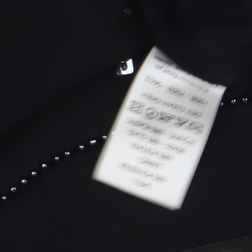 Début Women's Black Beaded Top Size 16