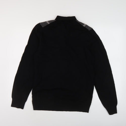 Marks and Spencer Men's Black Pullover Jumper, Size L