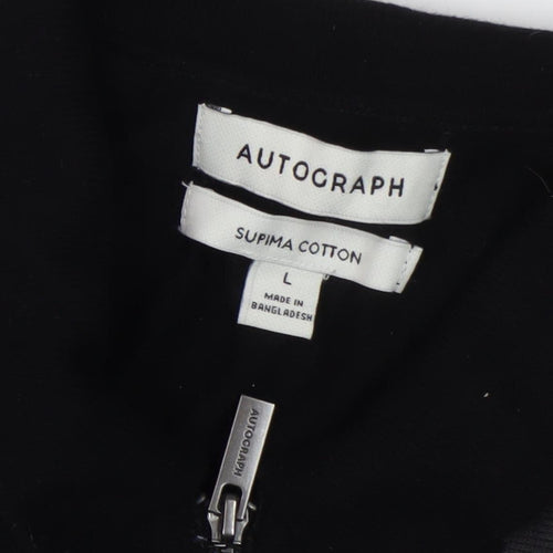 Marks and Spencer Men's Black Pullover Jumper, Size L