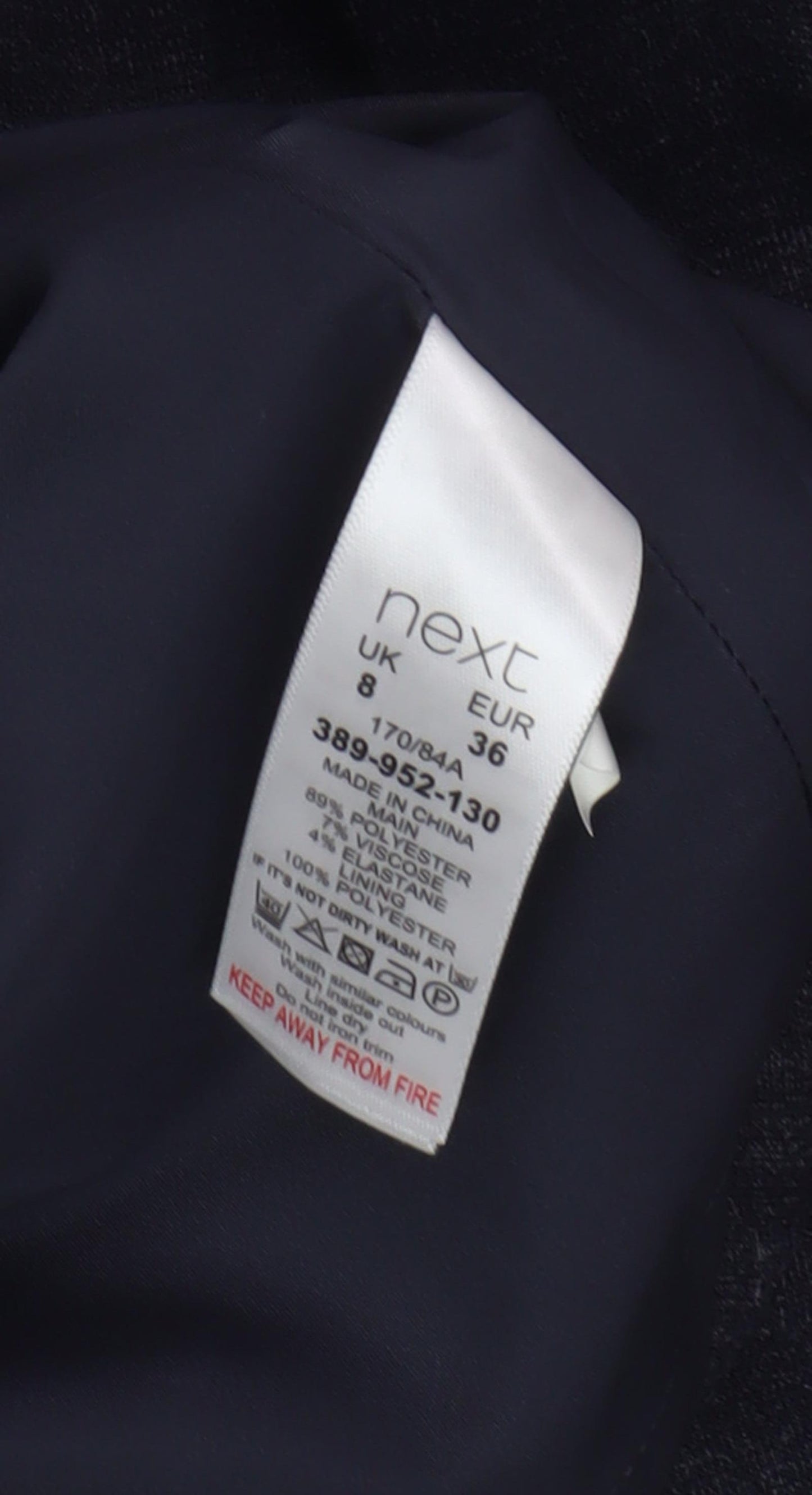 Next Women's Black Sheath Dress Size 8