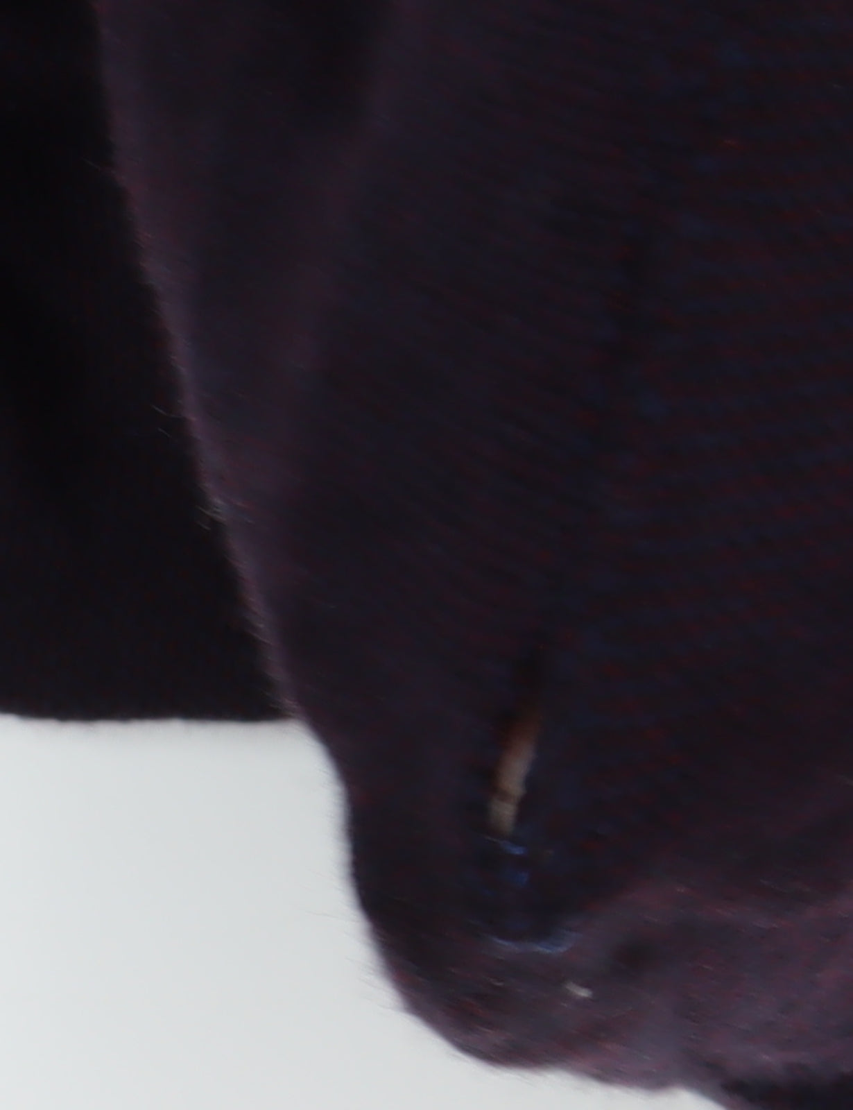 White Stuff Men's 2XL Black Wool Full Zip Jumper