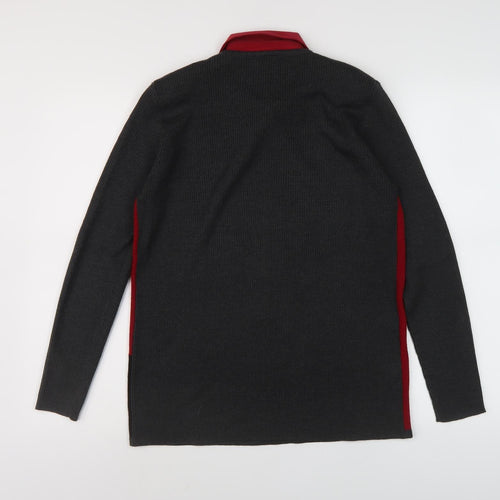 Country Casuals Women's Collared Geometric Jumper M