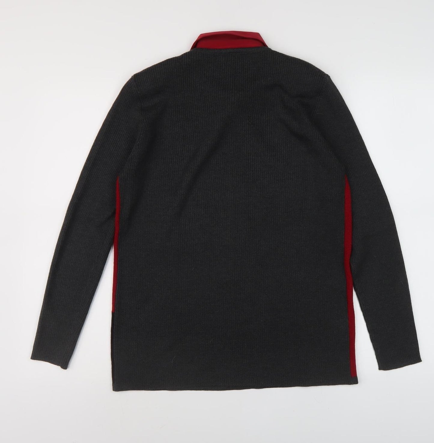 Country Casuals Women's Collared Geometric Jumper M