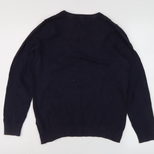 Maine Women's Black Embroidered Pullover Jumper, Size 12