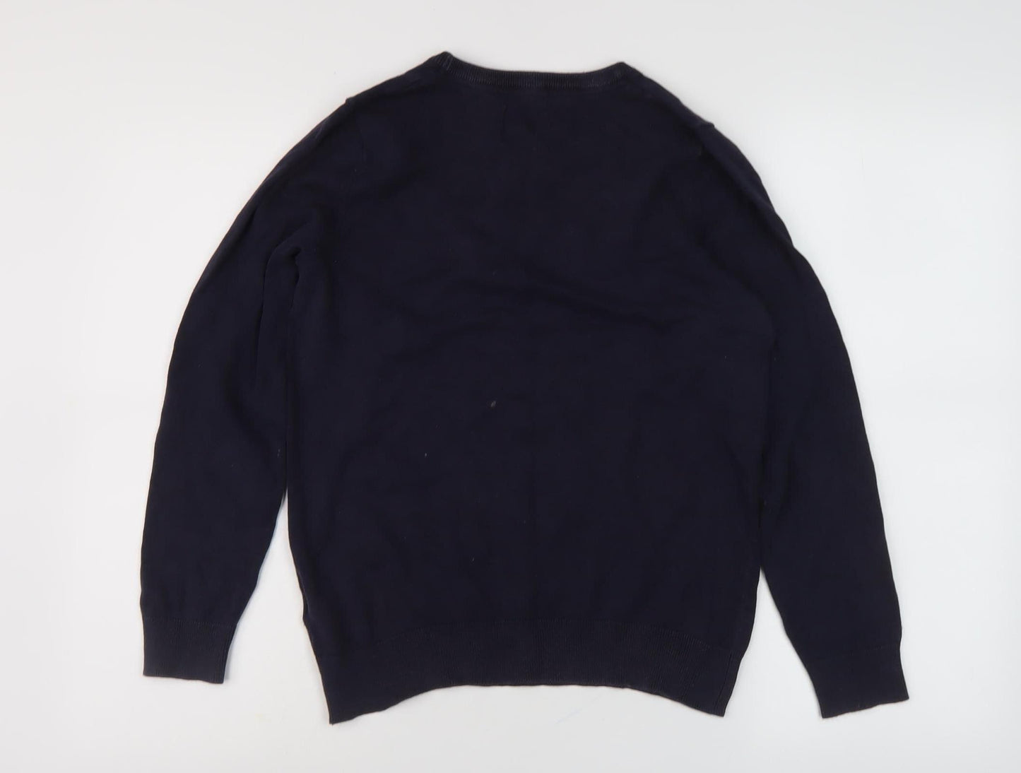 Maine Women's Black Embroidered Pullover Jumper, Size 12